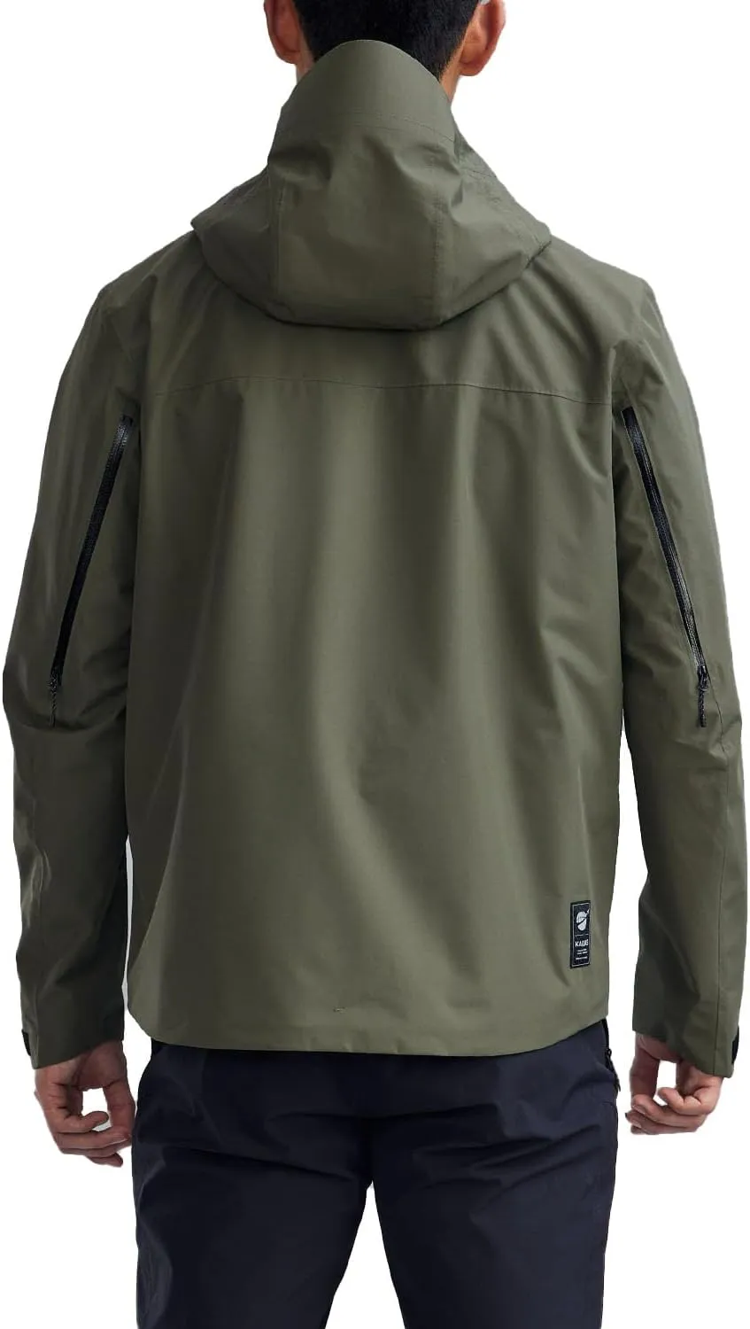 KAILAS Men's Hiking Shell Jacket Lightweight Waterproof Hooded Running Jacket Rain Jacket Outdoor Raincoat