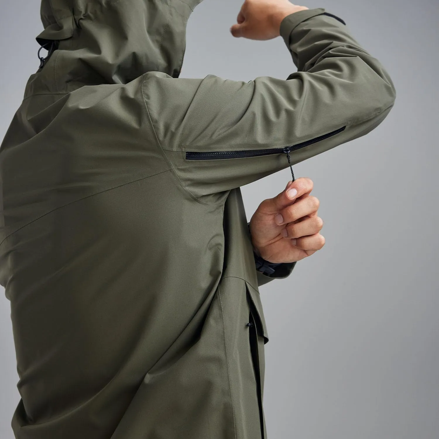 KAILAS Men's Hiking Shell Jacket Lightweight Waterproof Hooded Running Jacket Rain Jacket Outdoor Raincoat