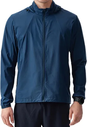 KAILAS Men's Running Jacket Windbreakers Sun Protection Rain Jacket Ultralight Hooded for Hiking Traveling