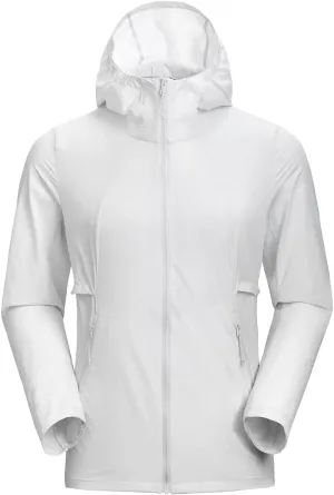 KAILAS Women's Windbreakers UPF 100  Sun Protection Rain Jacket Ultralight Hooded for Hiking