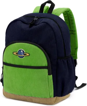 Kasqo Kids Backpack, Cute Toddler Backpack For Boys Kindergarten School Bag Primary Children's Bookbag Rucksack With Chest Buckle Blue Green
