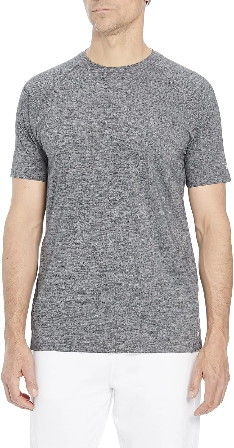 Kenneth Cole Men's Short Sleeve Athletic Raglan Crew Neck Tee