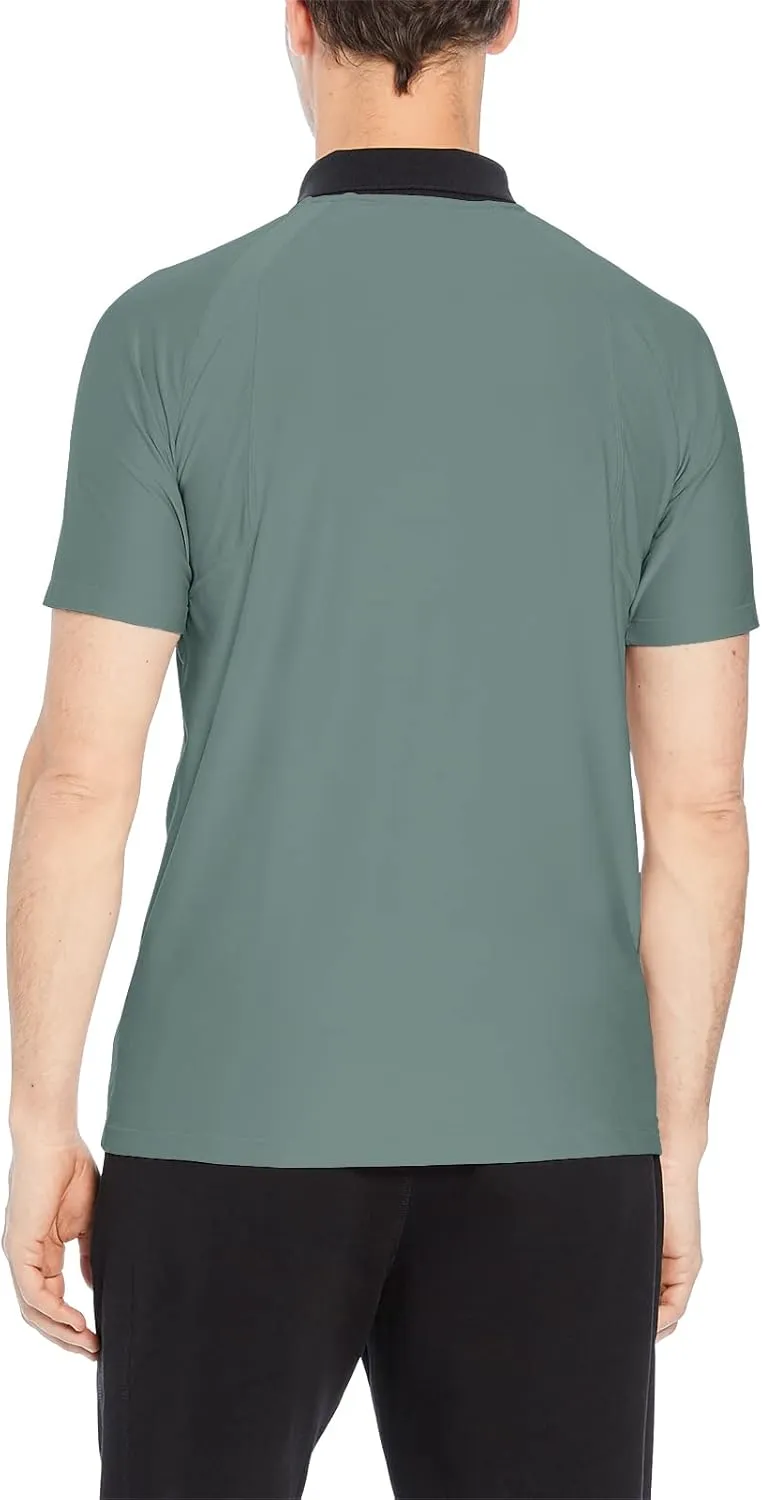 Kenneth Cole New York Men's Short Sleeve Athletic Raglan Polo