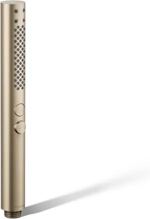 KOHLER 21335-RGD Shift   Round Two-Function Handshower, Handheld Showerhead with 2 Spray Settings, 2.5 GPM, Vibrant Brushed Bronze