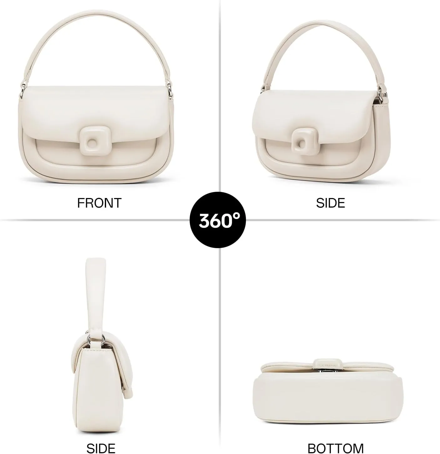 LAFESTIN Split Leather Small Crossbody Bags For Women With Adjustable Strap And Handle Versatile Womens Purses And Handbags