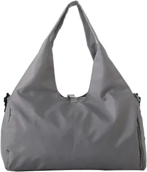Large Gym Bag with Yoga Mat Buckle,Travel Duffle Bag，Waterproof Weekender Bag, Carry On Tote Bags for Women Grey