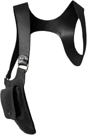 Leather Armpit Bag,Underarm Strap Shoulder Bag,PU Leather Shoulder Holsters for Men Cosplay Steampunk Parties