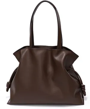 Leather Women's Large Capacity Tote Hand-held Shoulder Lucky Women's Armpit Bag