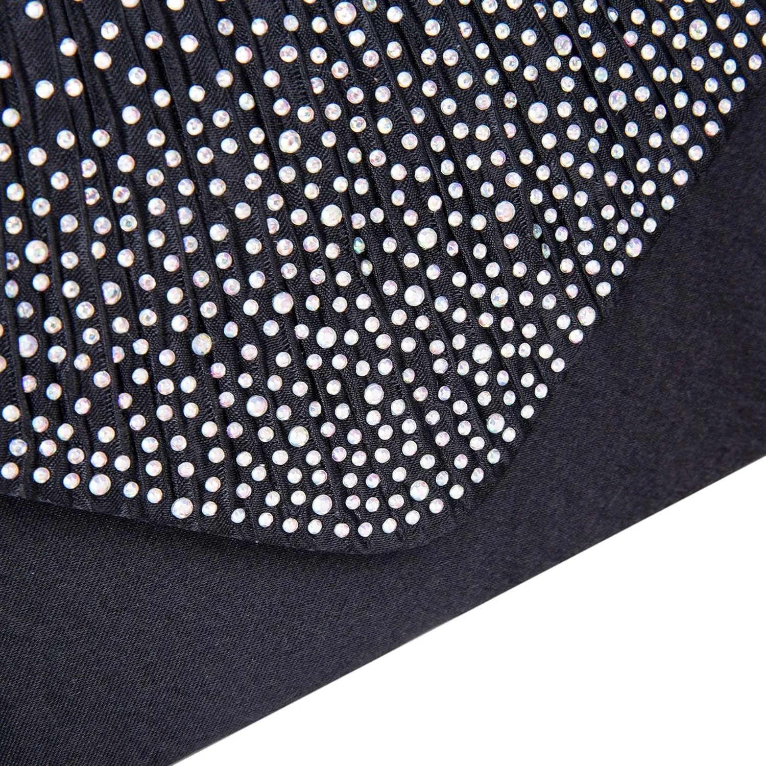 LIFEWISH Envelope Evening Bag Glitter Rhinestone Clutch Purse Wedding Party Shoulder Bag for Women