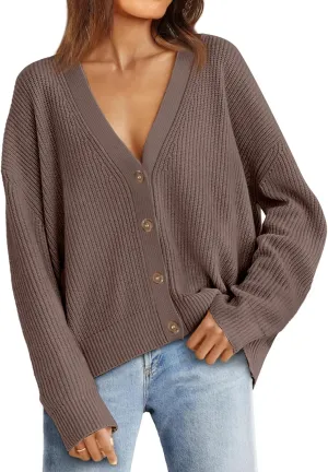 LILLUSORY Cardigan Sweaters for Women 2025 Summer Fashion Oversized Lightweight Sweater Knit Work Jacket Outfits Clothes