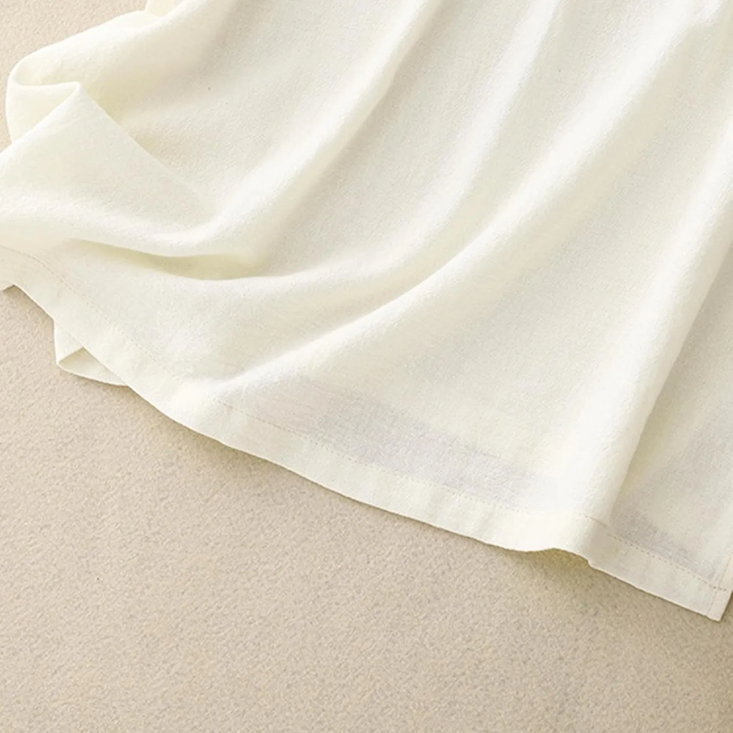 Linen Sleeveless Tops for Women Pleated Spaghetti Strap Tank Tops Women Loose Fit Camisole Summer 2025 Casual Shirts