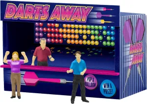 Lionel Three Midway Games Buildings with Nine Figures Train Accessory