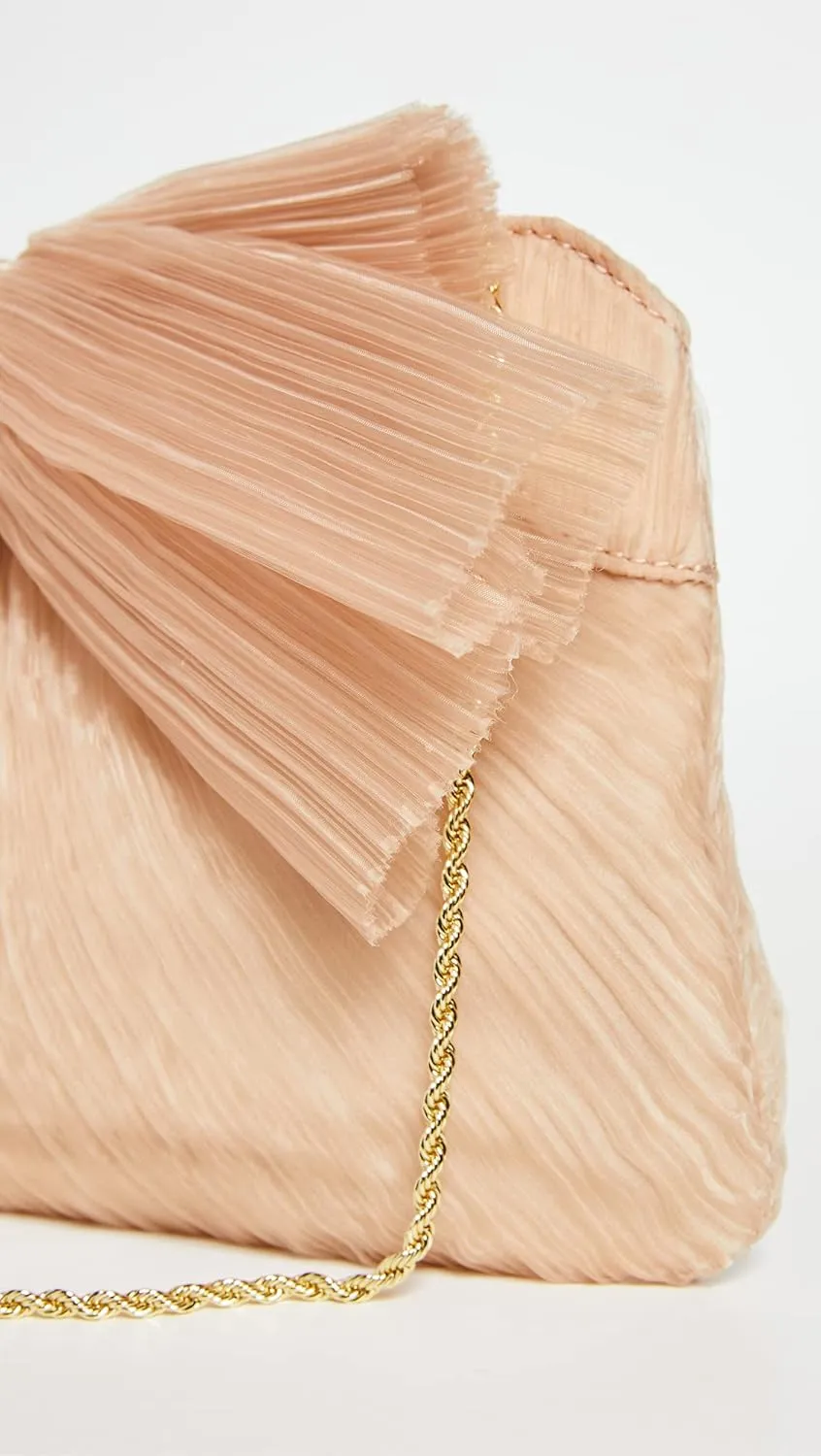Loeffler Randall Women's Rayne Pleated Frame Clutch with Bow