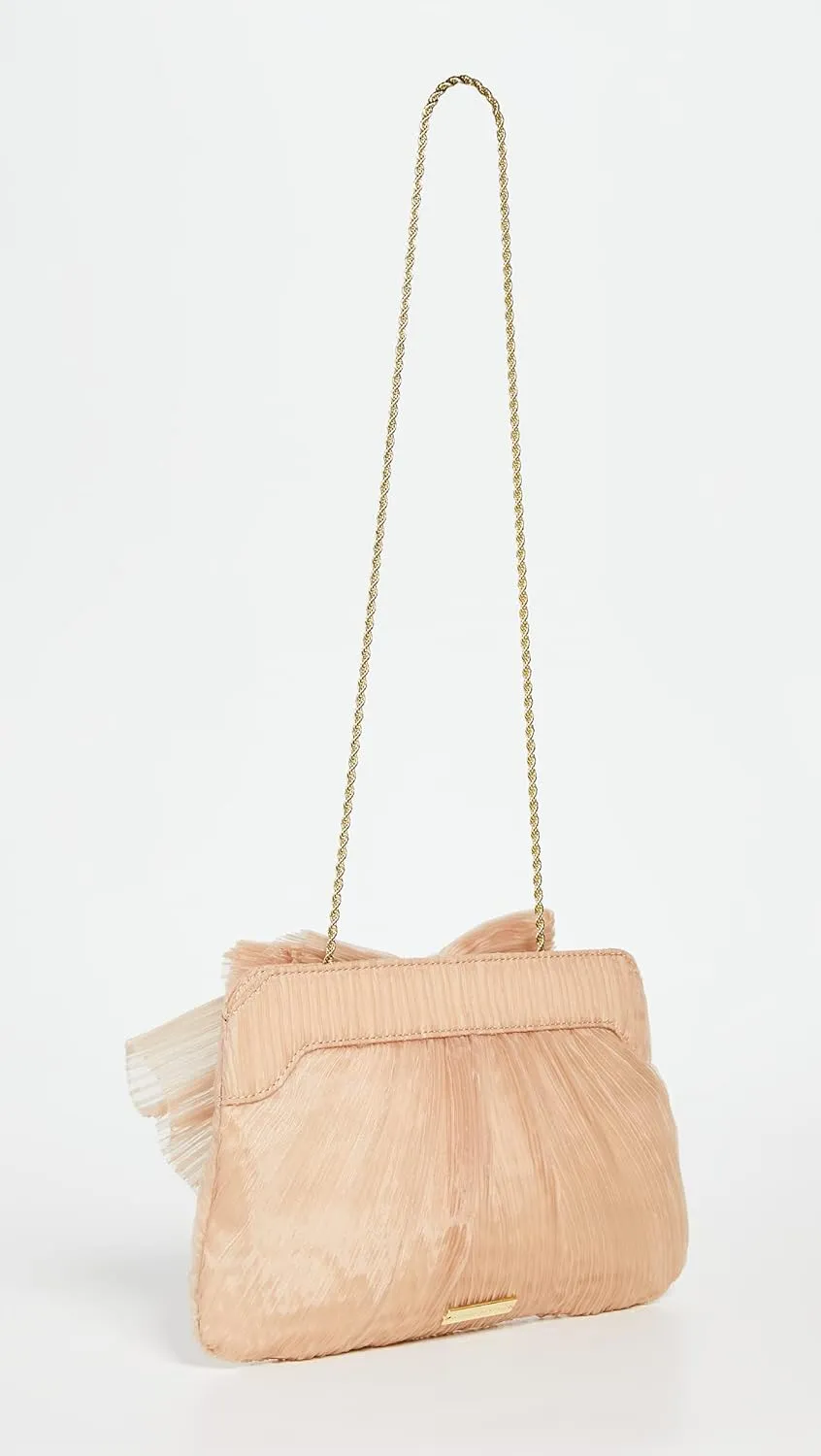 Loeffler Randall Women's Rayne Pleated Frame Clutch with Bow