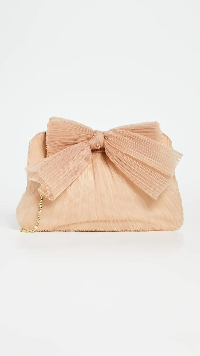 Loeffler Randall Women's Rayne Pleated Frame Clutch with Bow