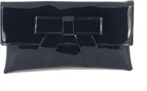 LONI Womens Cute Patent Faux Leather Clutch bag/Shoulder Bag