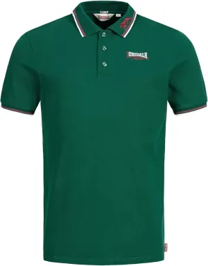 Lonsdale Classic Men's Polo Shirt Embroidered Logo 100% Cotton Pique Slim-Fit