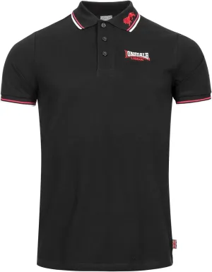 Lonsdale Classic Men's Polo Shirt Embroidered Logo 100% Cotton Pique Slim-Fit