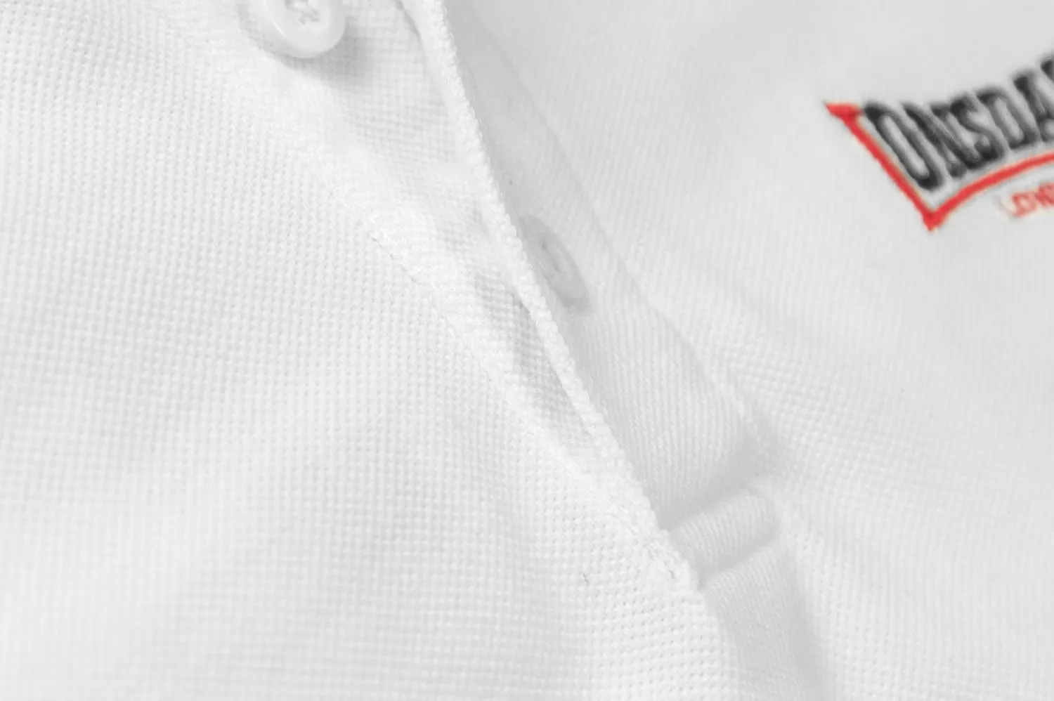 Lonsdale Classic Men's Polo Shirt Embroidered Logo 100% Cotton Pique Slim-Fit