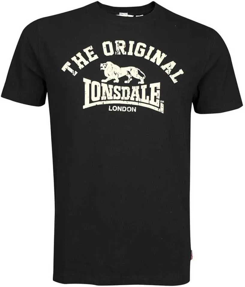 Lonsdale London Logo t-Shirt Original, UK Fashion tee, Regular-Fit