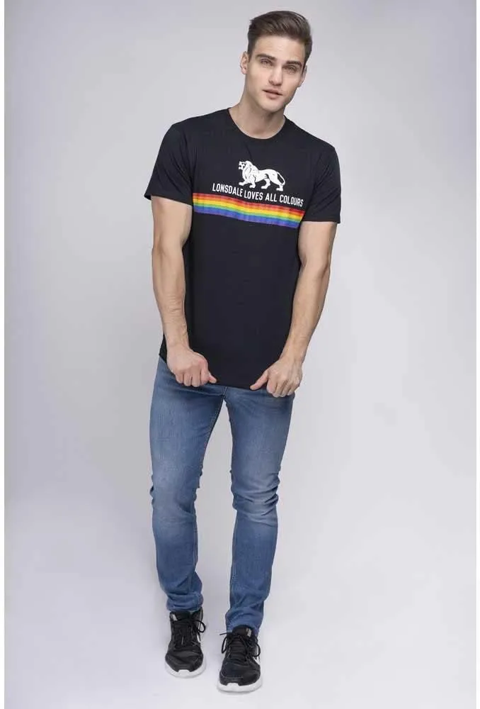 Lonsdale Loves t-Shirt Nelson, Regular fit