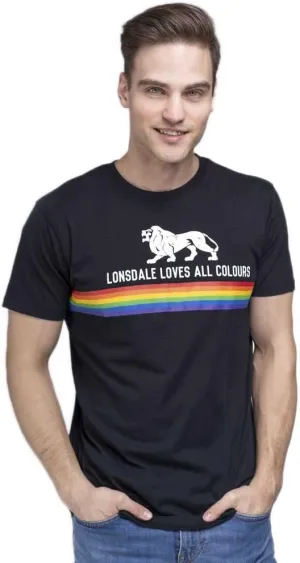 Lonsdale Loves t-Shirt Nelson, Regular fit