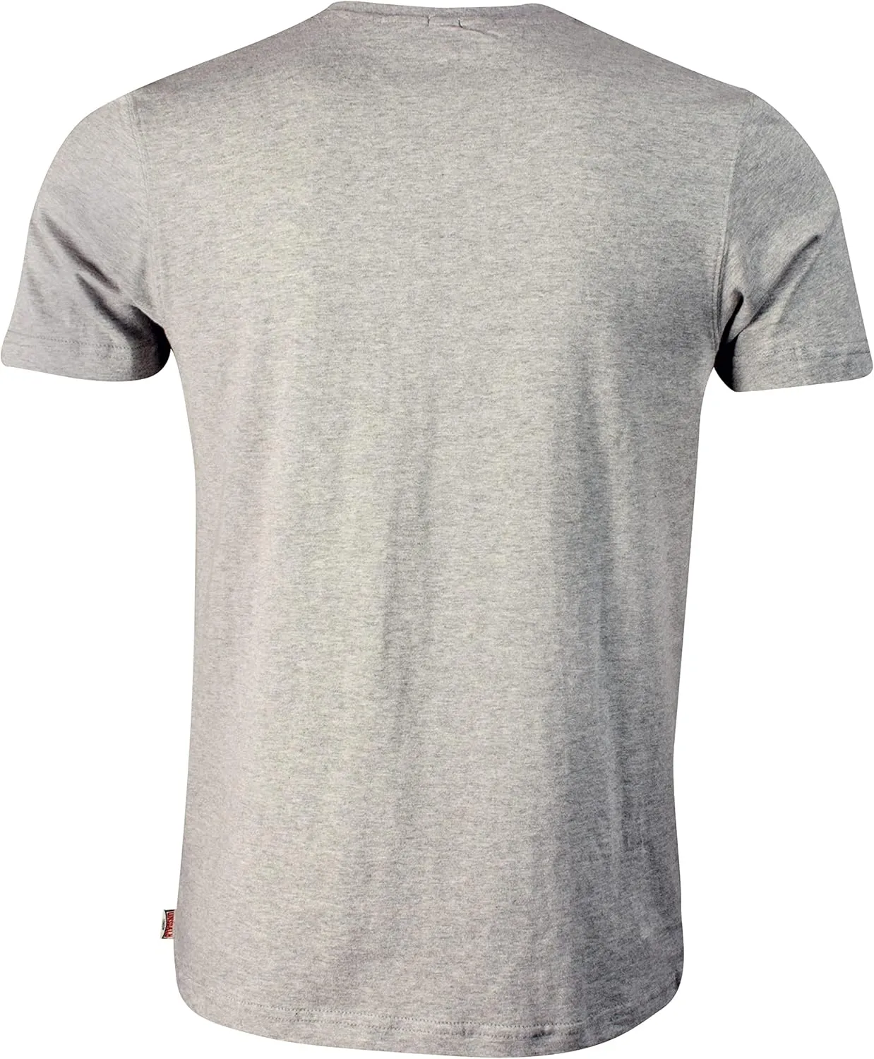 Lonsdale Men's Classic Flock Print Premium Logo T-Shirt 100% Cotton Slim-Fit