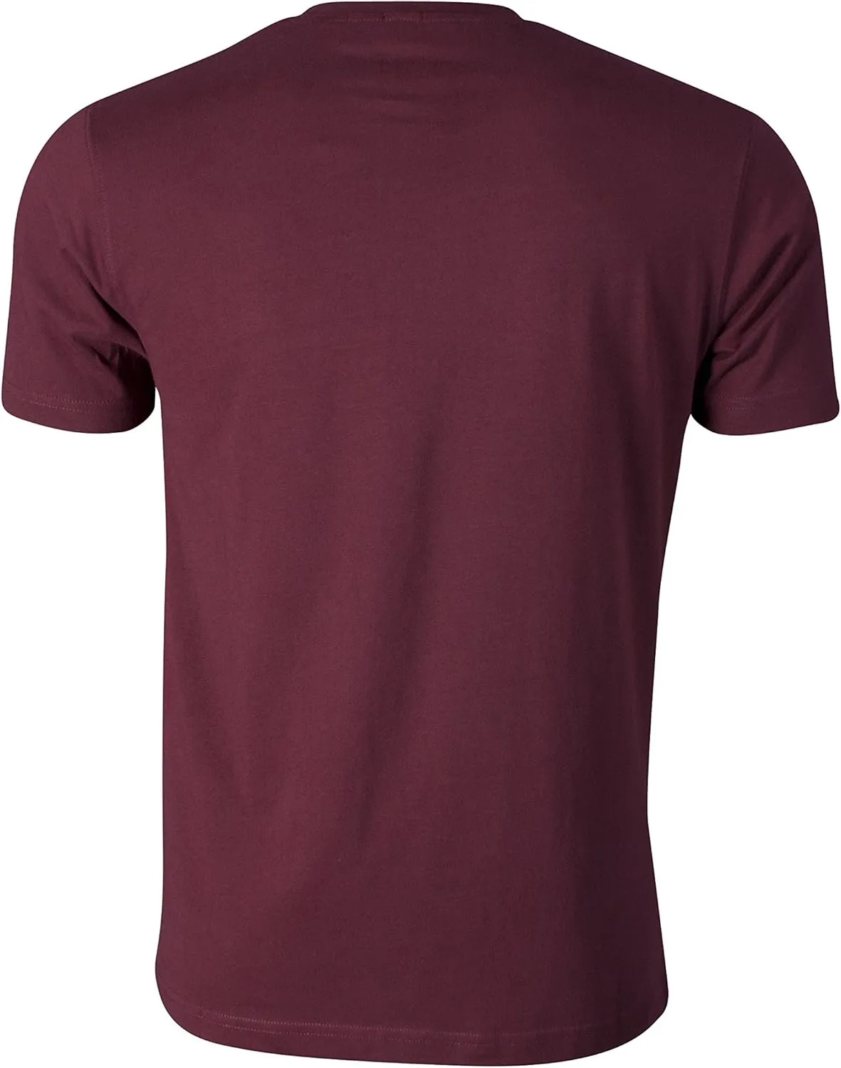 Lonsdale Men's Classic Flock Print Premium Logo T-Shirt 100% Cotton Slim-Fit