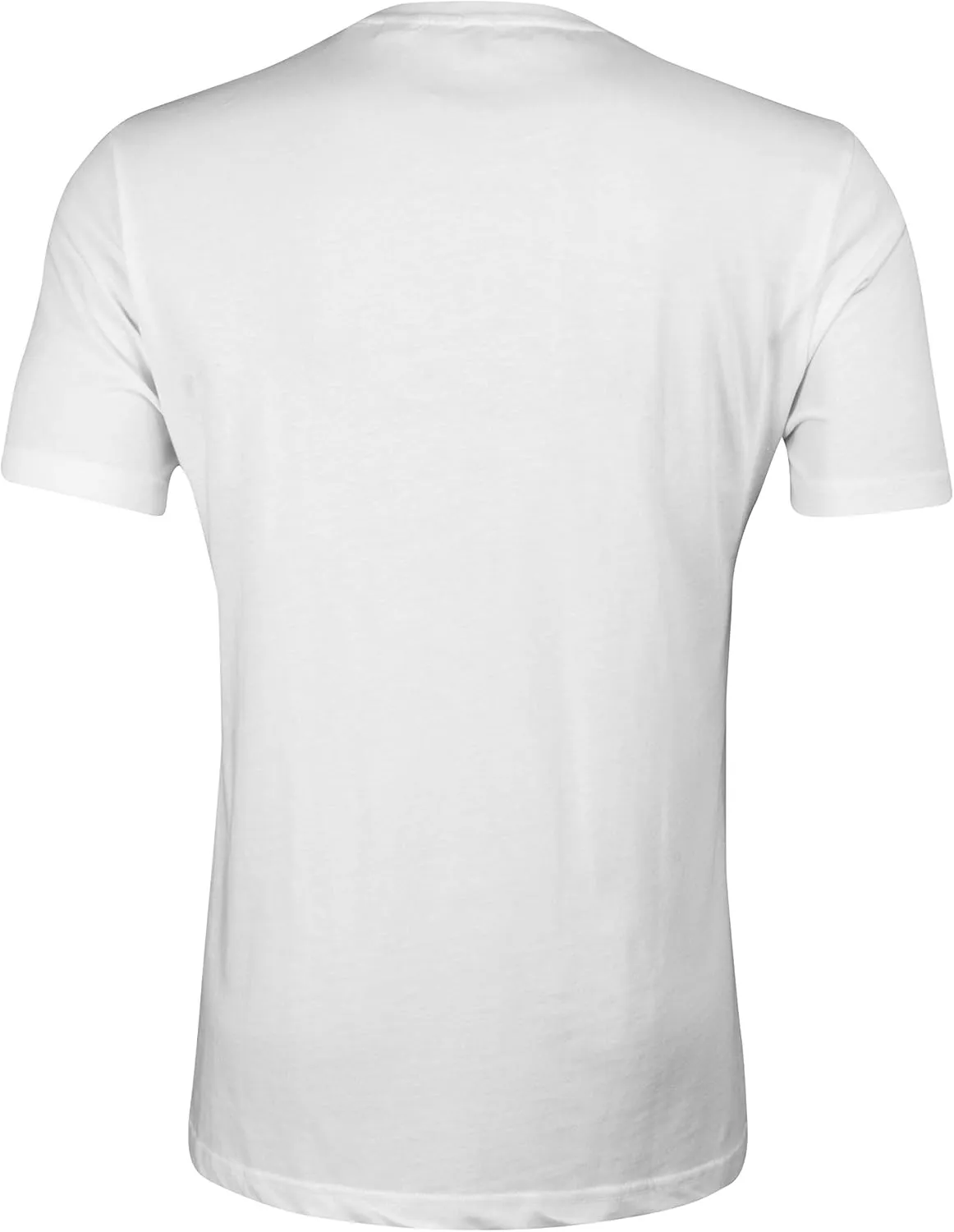 Lonsdale Men's Classic Flock Print Premium Logo T-Shirt 100% Cotton Slim-Fit