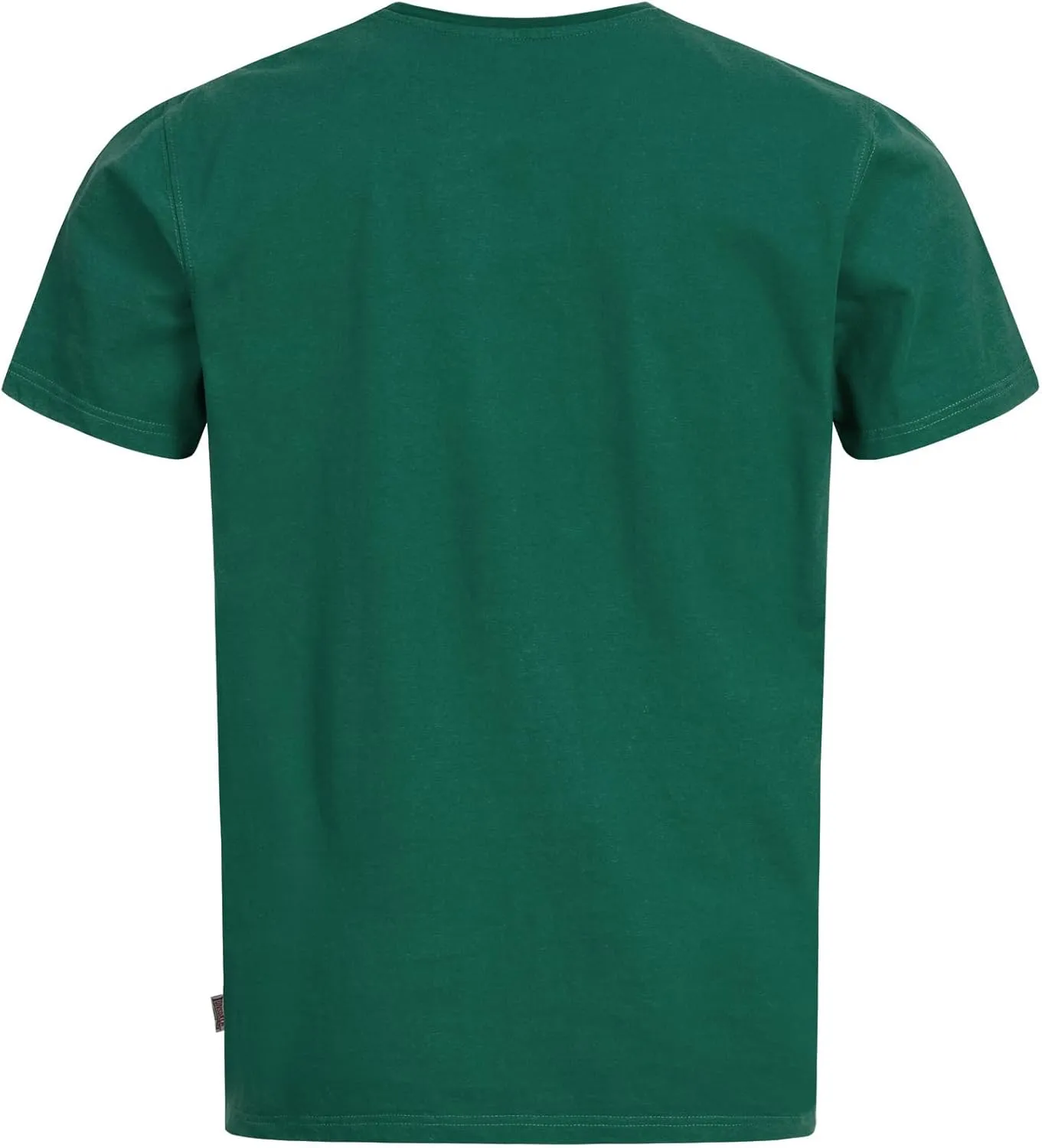 Lonsdale Men's Classic Flock Print Premium Logo T-Shirt 100% Cotton Slim-Fit