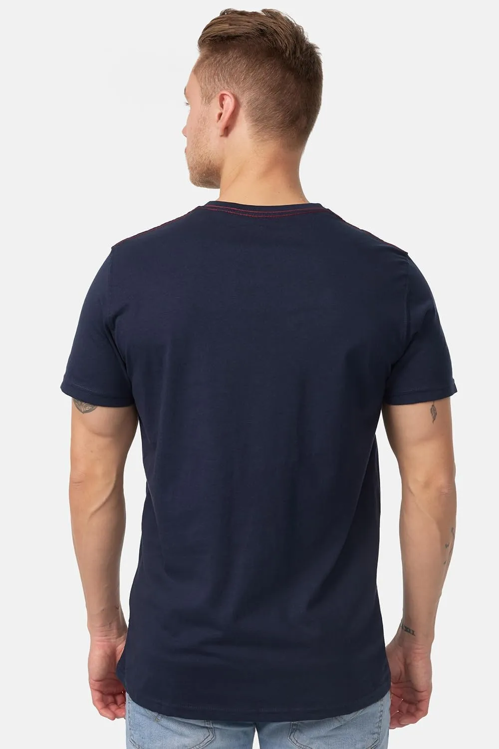 Lonsdale Men's Classic Two-Tone Logo T-Shirt Regular-Fit