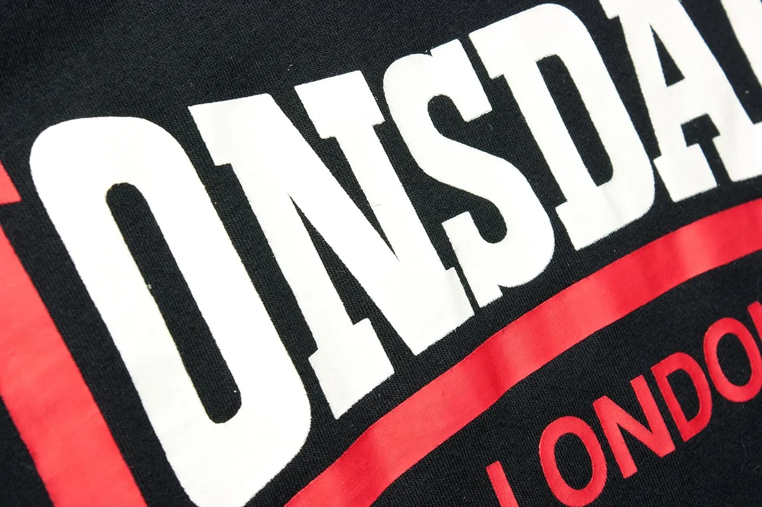Lonsdale Men's Classic Two-Tone Logo T-Shirt Regular-Fit