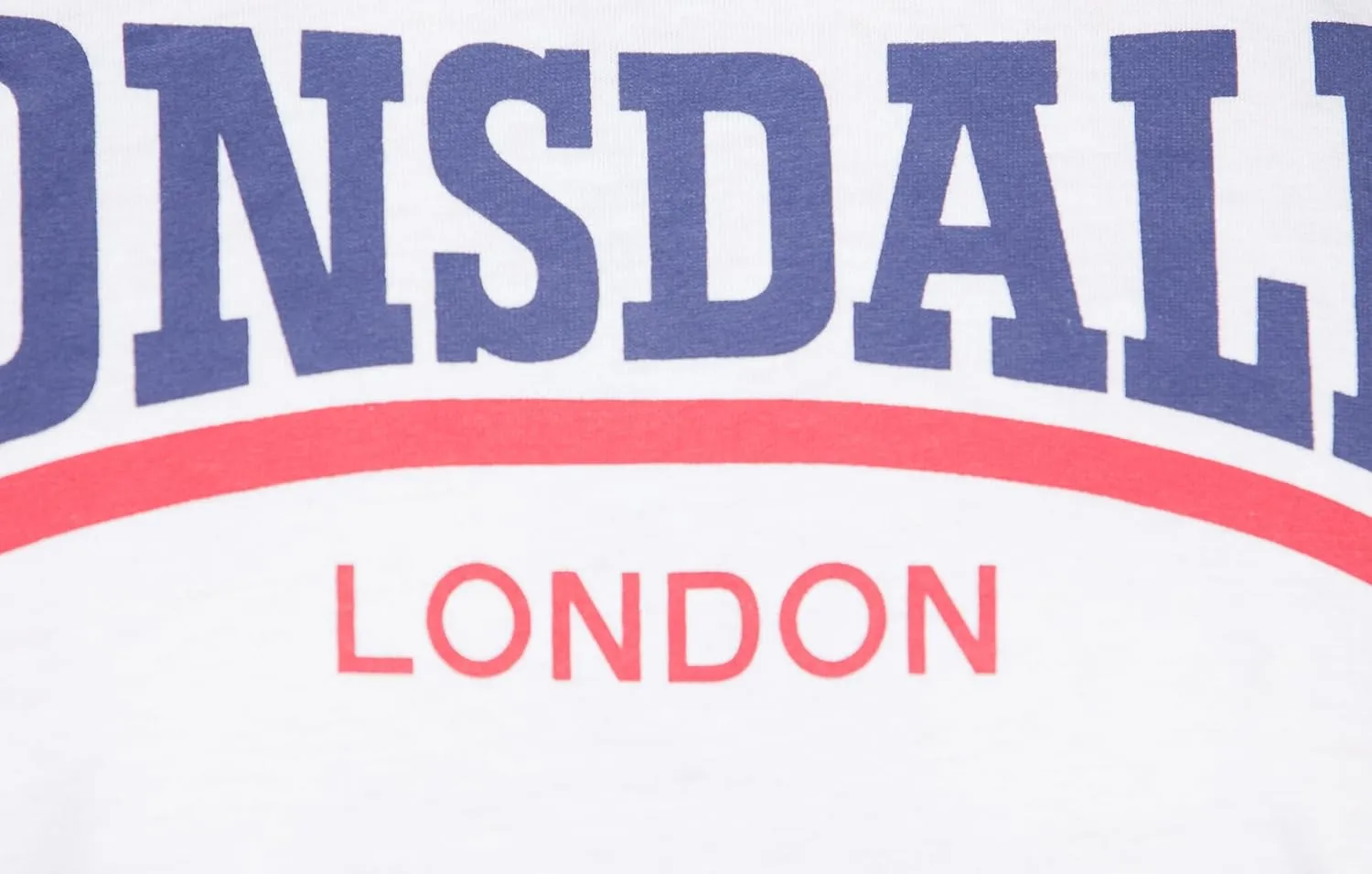 Lonsdale Men's Classic Two-Tone Logo T-Shirt Regular-Fit