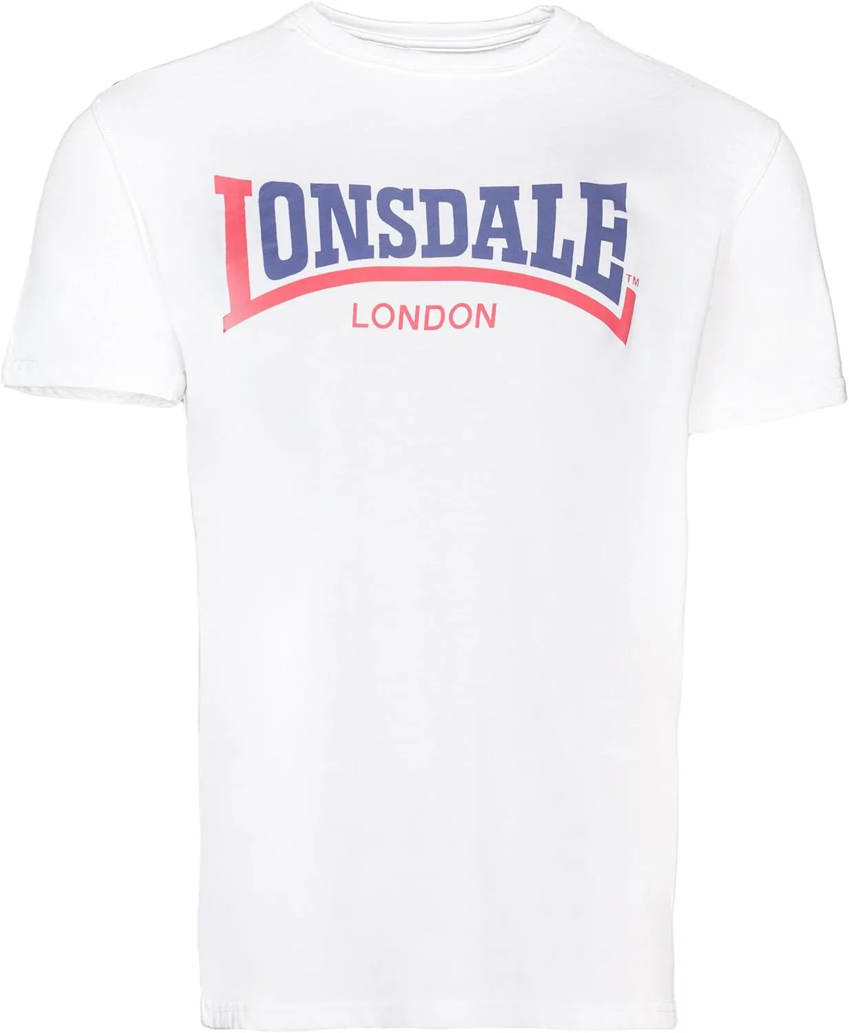 Lonsdale Men's Classic Two-Tone Logo T-Shirt Regular-Fit