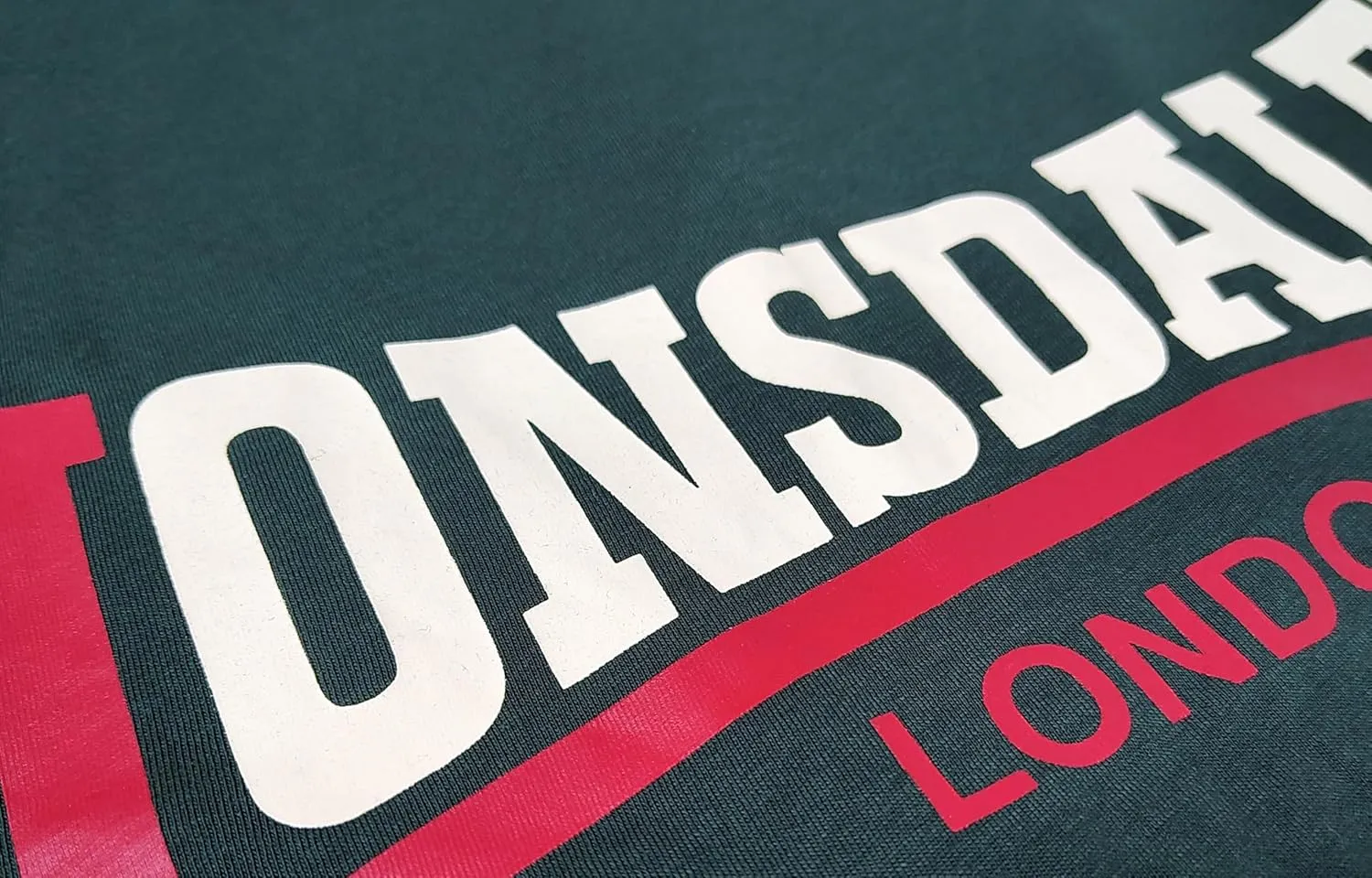 Lonsdale Men's Classic Two-Tone Logo T-Shirt Regular-Fit
