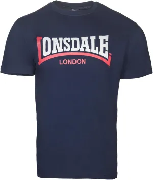 Lonsdale Men's Classic Two-Tone Logo T-Shirt Regular-Fit