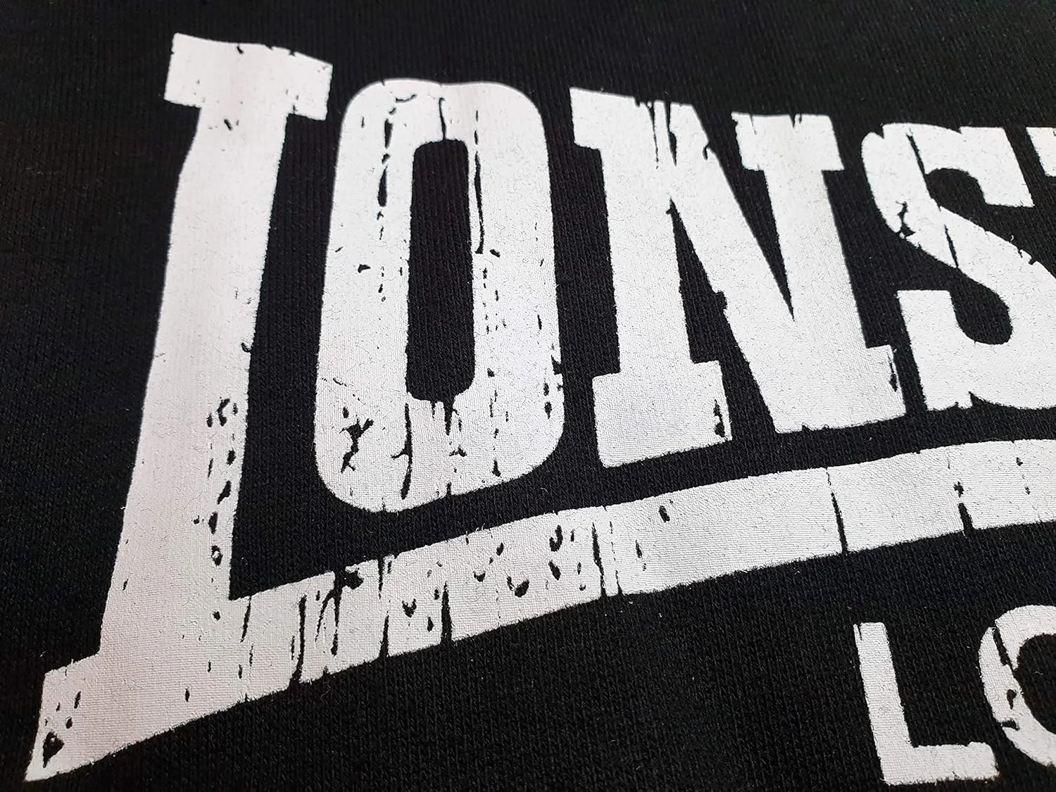 Lonsdale Men´s Regular-fit Hoodie Hooded Sweatshirt Black
