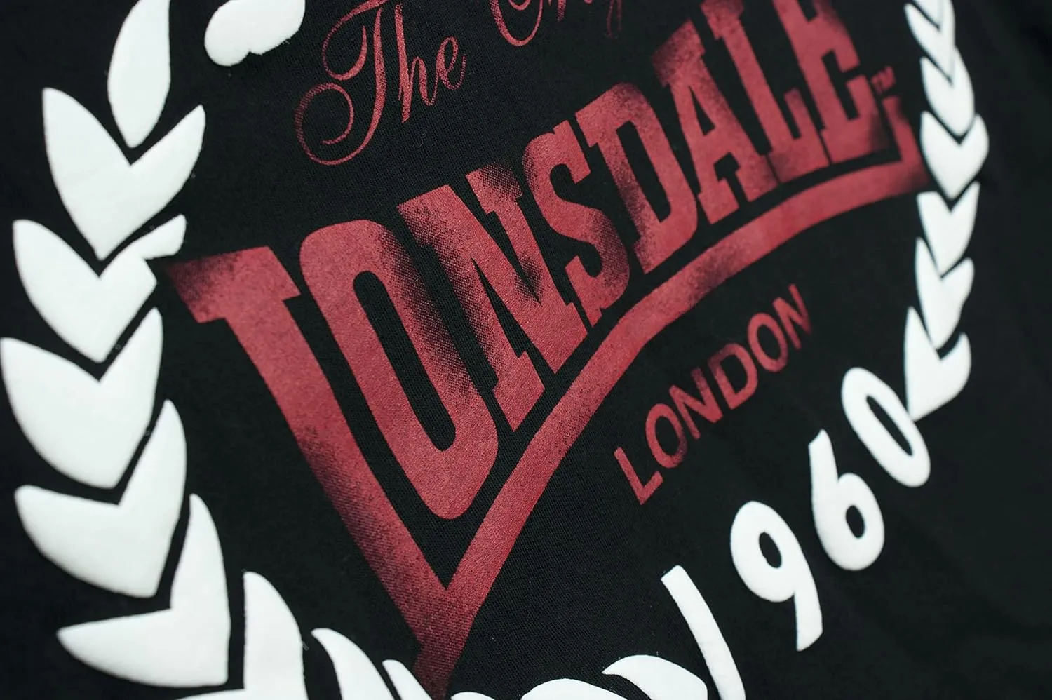 Lonsdale Men's T-Shirt 1960 Original Logo Premium Slim-Fit