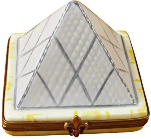 Louvre Pyramid Limoges Box