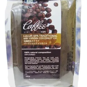 Lulur Bubuk Powder Scrub Coffee VCA Traditional SPA, 100 gram (Pack of 2)
