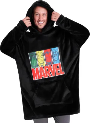 Marvel Blanket Hoodie,Soft and Comfortable Oversized Hoodie for Men and Women,Trendy Wearable Blanket Adults & Teens Can Wear