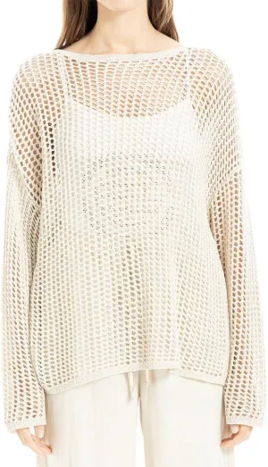 Max Studio Linen-Blend Cardigan