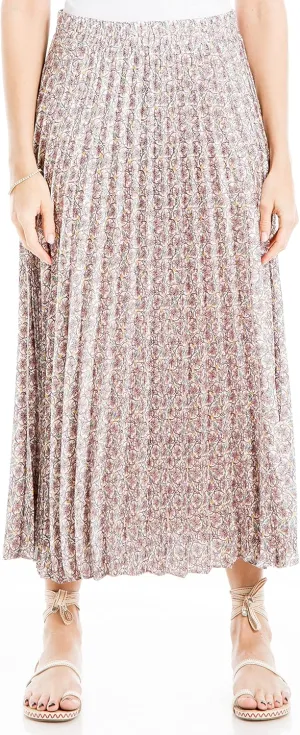 Max Studio Women's Long Pleated Skirt
