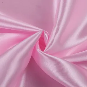 MDS Pack of 5 Yard Charmeuse Satin Fabric for Wedding Arch Drapery Panel Party Event Banquet Decoration Home Curtain Dress DIY Crafts Costumes Apparel Bridal Silky Sateen 44" Wide - Pink