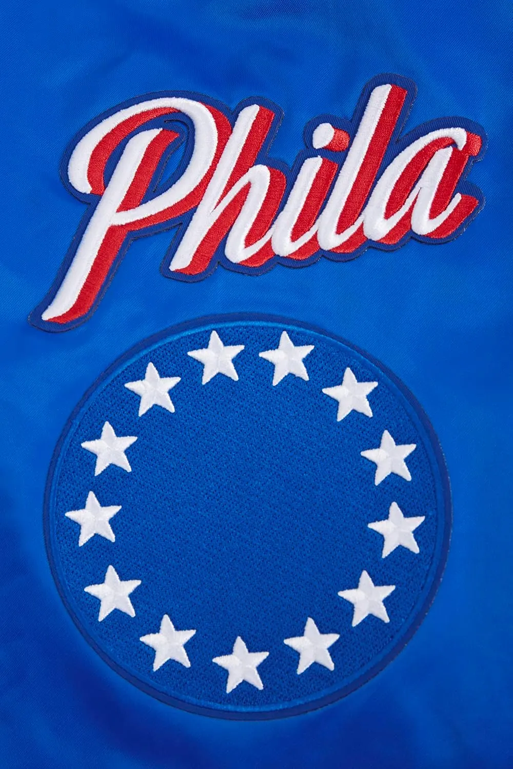 Mens NBA Old English Satin Jacket