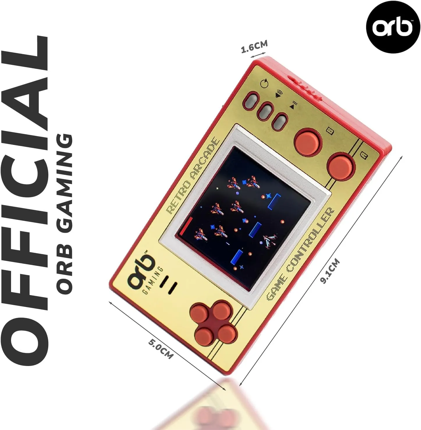 Mini Retro Games Console, 150 in-Built Games, 8-Bit Retro Gaming Handheld Console, 1.8” Full Colour LCD Screen Pocket Console, Immersive Sound Games Console - ThumbsUp!