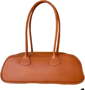 Minimalist Solid Color Bag,Unique Single Shoulder & Hand Carry, Trendy Small Square PU Armpit Purse for Women