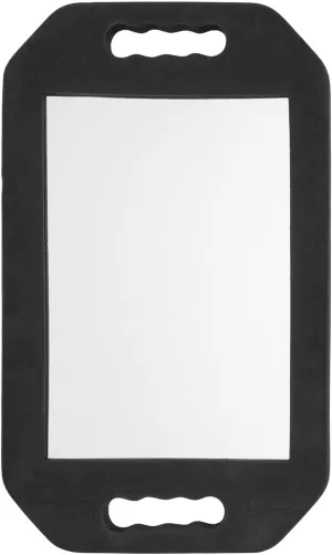 Mirror Makeup Mirror ,Hand held Mirror , 1pc Foam Mirror Foams Makeup Mirror Entryway Practical Beauty Mirror Salon Hand Mirror Black Mirrors Hair Salon Mirror Hand Held Foam Cushion Mirror Girl Suppl