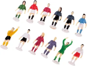 misppro 1/87 Painted Mini Football Player Figurine HO OO Scale Layout Sporting Scene