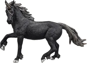 MOJO Dark Unicorn Realistic Fantasy Hand Painted Toy Figurine